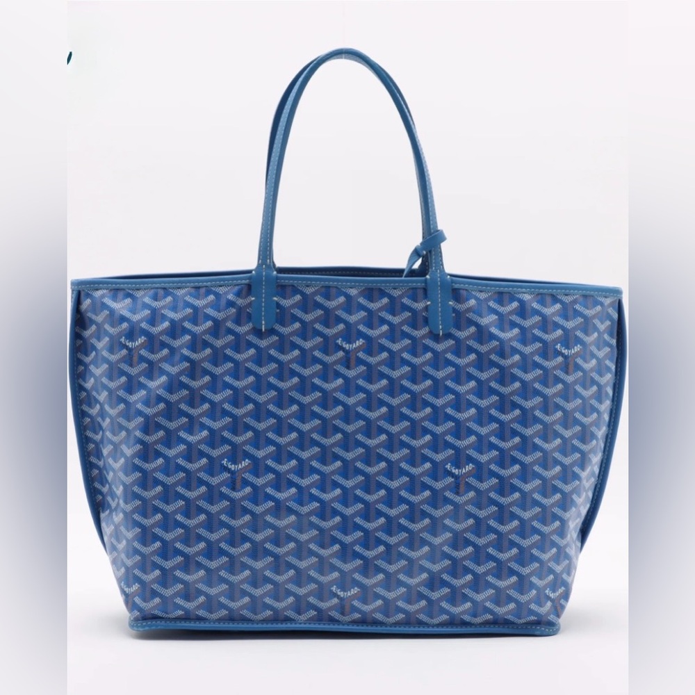 Goyard Anjou Azure Chevron Tote
